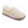 OZABI Pantoufles Chaussons Homme Fourrés, Tige Textile Côtelée ou Effet Fourrure, Semelle Caoutchouc Antidérapante