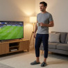 OZABI Pantoufles Ouvertes Homme Antidérapantes, Style Sport Fantaisie, Intérieur Textile Doux, Semelle Caoutchouc