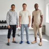 OZABI Pantoufles Ouvertes Homme Antidérapantes, Style Sport Fantaisie, Intérieur Textile Doux, Semelle Caoutchouc