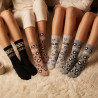OZABI Chaussettes Femme Message Humoristique Fantaisie Lot de 8 Paires (Pack) - Gamme P'tits mots d'Amour, Coton Mélangé