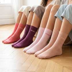 OZABI Chaussettes Femme Lurex Message Humoristique Lot de 15 Paires Assorties (Pack Avantageux) - Gamme P'tits mots d'Amour