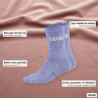 OZABI Chaussettes Femme Lurex Message Humoristique Lot de 15 Paires Assorties (Pack Avantageux) - Gamme P'tits mots d'Amour