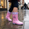 OZABI Bottes de Pluie Enfant Licence Dessins Animés - Imperméables, Semelle Antidérapante, Lien de Serrage au Col, Doublure Poly