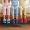 OZABI Chaussons Pantoufles Enfant Dessins Animés, Chausson Ouvert Mixte, Intérieur Éponge Doux, Semelle Antidérapante
