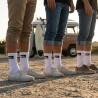 Quiksilver Pack de Chaussettes Homme Crew - Lot 9 Paires Sport Cushioned, Semelle Bouclette, Tige Mi-mollet, Coton