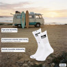 Quiksilver Pack de Chaussettes Homme Crew - Lot 9 Paires Sport Cushioned, Semelle Bouclette, Tige Mi-mollet, Coton