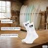 Quiksilver Pack de Chaussettes Homme Crew - Lot 15 Paires Sport Cushioned, Semelle Bouclette, Tige Mi-mollet, Coton
