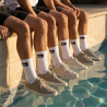 Quiksilver Pack de Chaussettes Homme Crew - Lot 15 Paires Sport Cushioned, Semelle Bouclette, Tige Mi-mollet, Coton