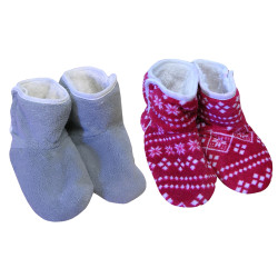 Chaussons Bottines Doux enfant fille Lot de 2