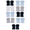 Chaussettes douces bébé lot de 9