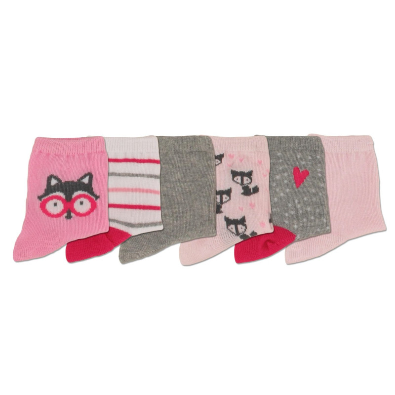 Chaussettes bébé lot de 6