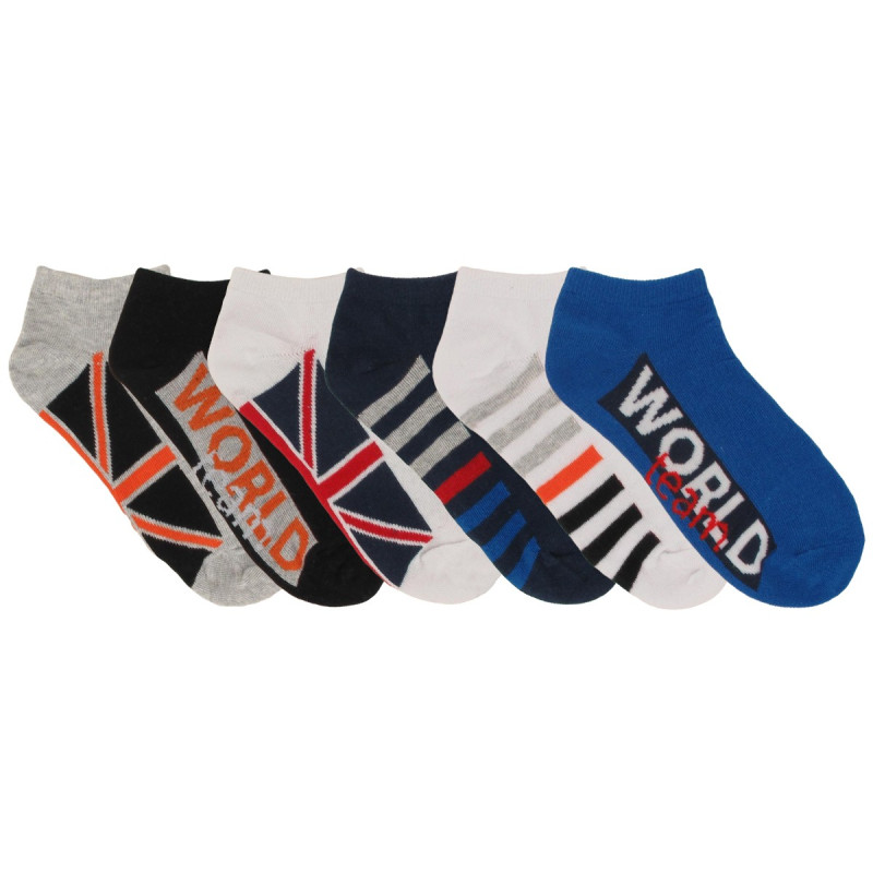 Chaussettes courtes garçon lot de 6