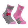 Chaussettes antidérapantes Peppag Pig enfant lot de 2