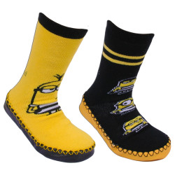 Chaussons chaussettes lot de 2 LES MINIONS