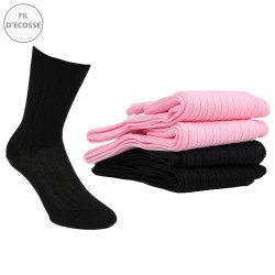 Chaussettes Homme Lot de 4 Fil d'Ecosse