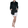 Peignoir polaire court femme