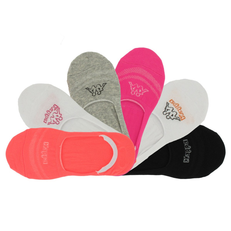 Chaussettes invisibles Kappa femme lot de 6
