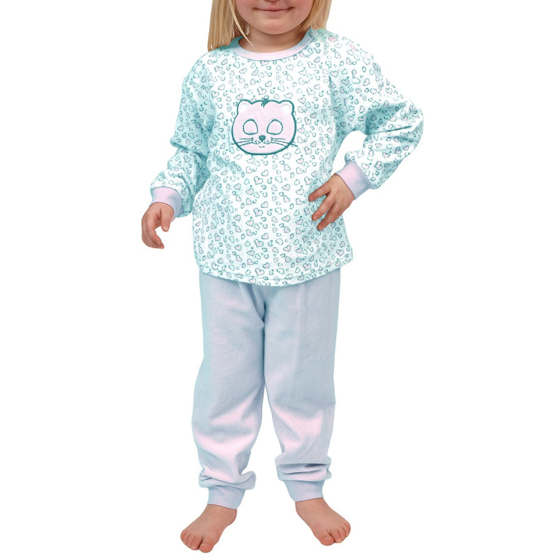 Ensemble pyjama polaire long fille