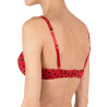 Soutien-gorge push-up microfibre femme