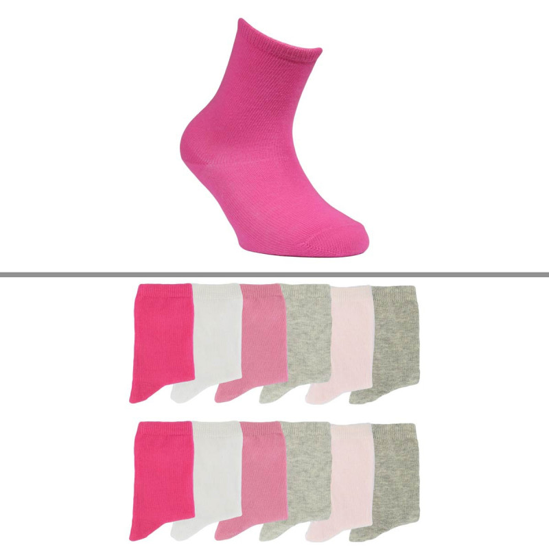 Chaussettes bébé lot de 12