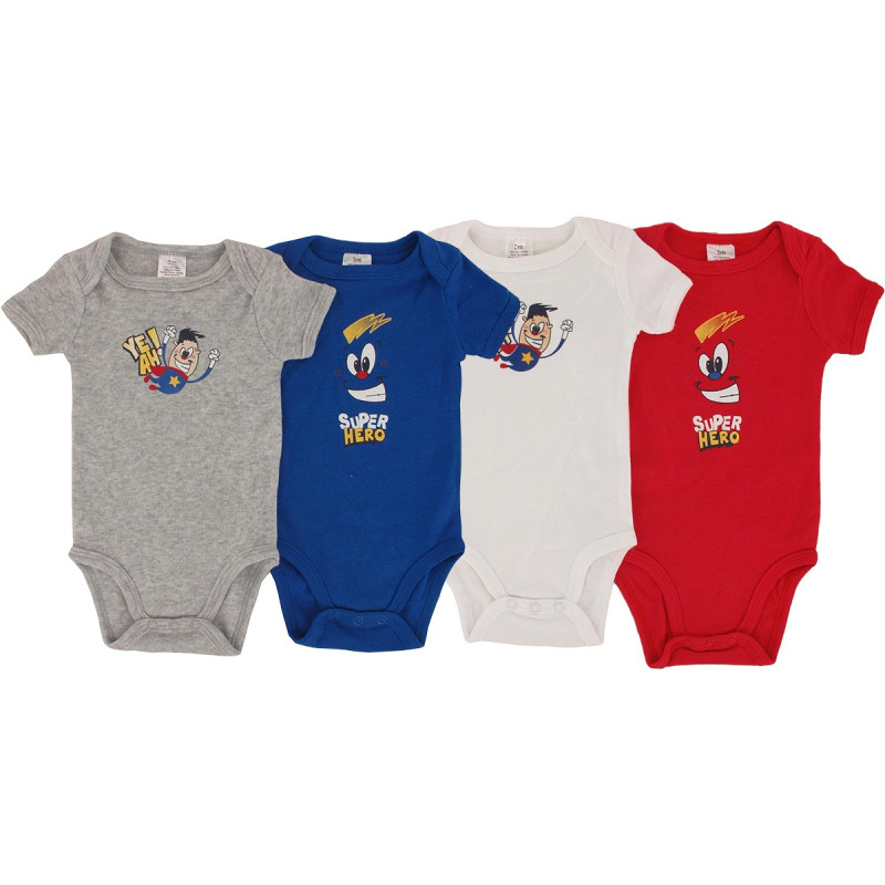 Body Bébé Lot de 4