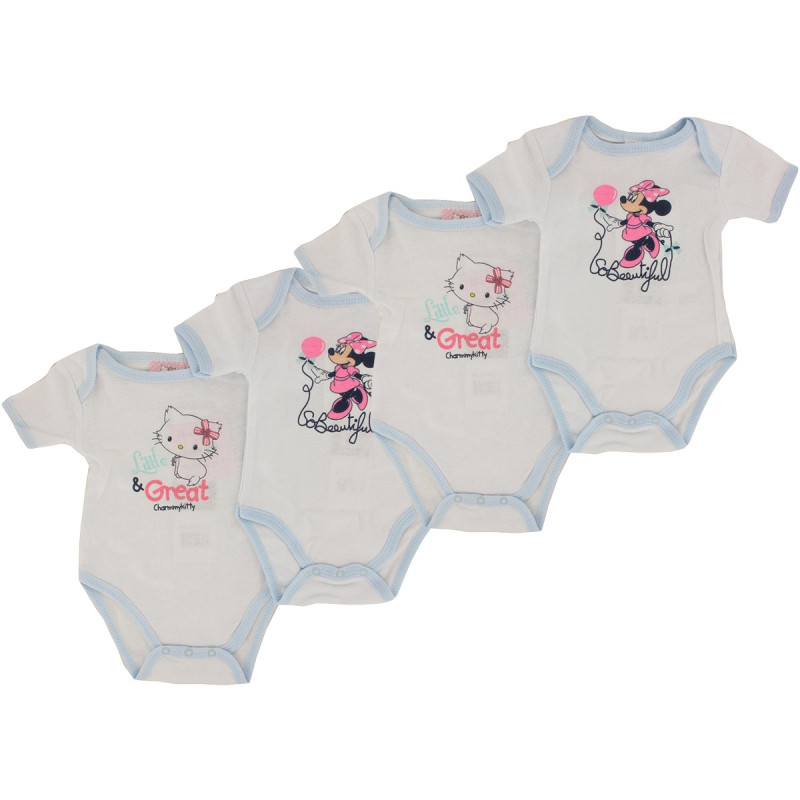 Body Bébé Lot de 4 Disney et Charmy Kitty