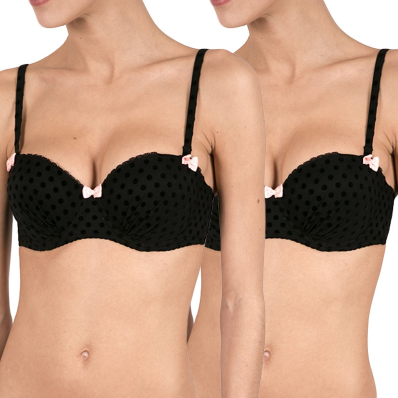 Soutien-gorge push-up microfibre femme