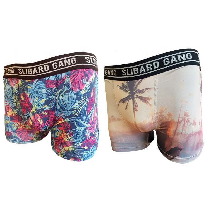 Boxers - Caleçons Slibard Gang homme lot 