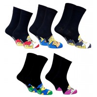 Chaussettes homme Simpsons en Coton -Assortiment modèles photos selon arrivages-