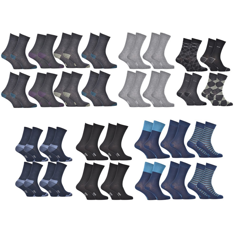 Chaussettes homme DIM en Coton Confort et Elegance -Assortiment modèles photos selon arrivages-