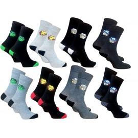Chaussettes homme Marvel, Avengers,Dc Comics en Coton -Assortiment modèles photos selon arrivages-