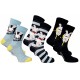 Chaussettes homme Lapins Crétins en Coton -Assortiment modèles photos selon arrivages-