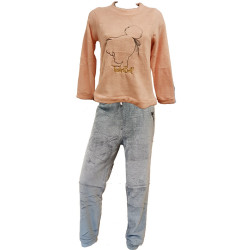 Pyjama Femme La Fée Clochette, Disney en Coton -Chaleur,Douceur et Confort-