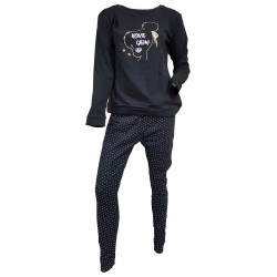 Pyjama Femme La Fée Clochette, Disney en Coton -Chaleur,Douceur et Confort-