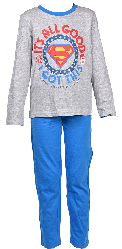 OZABI Pyjama Homme Avengers - Ensemble Confortable 100% Coton Avec Logo Marvel